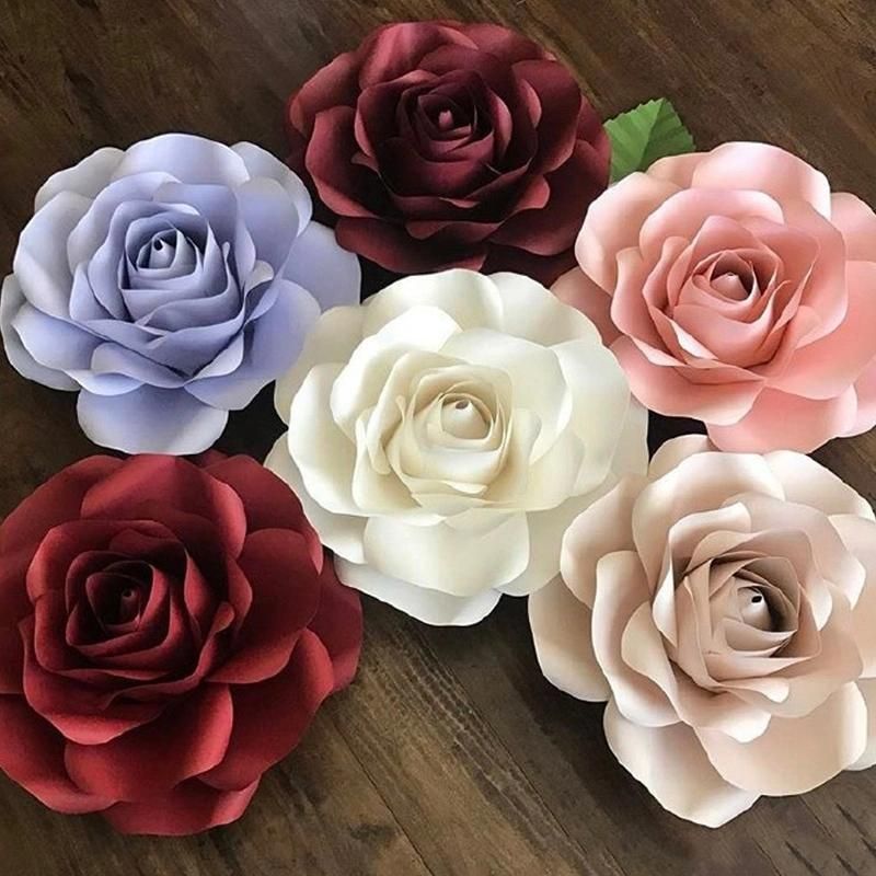 Simulation Flower Props Shop Window Rose Paper Flower Decoration