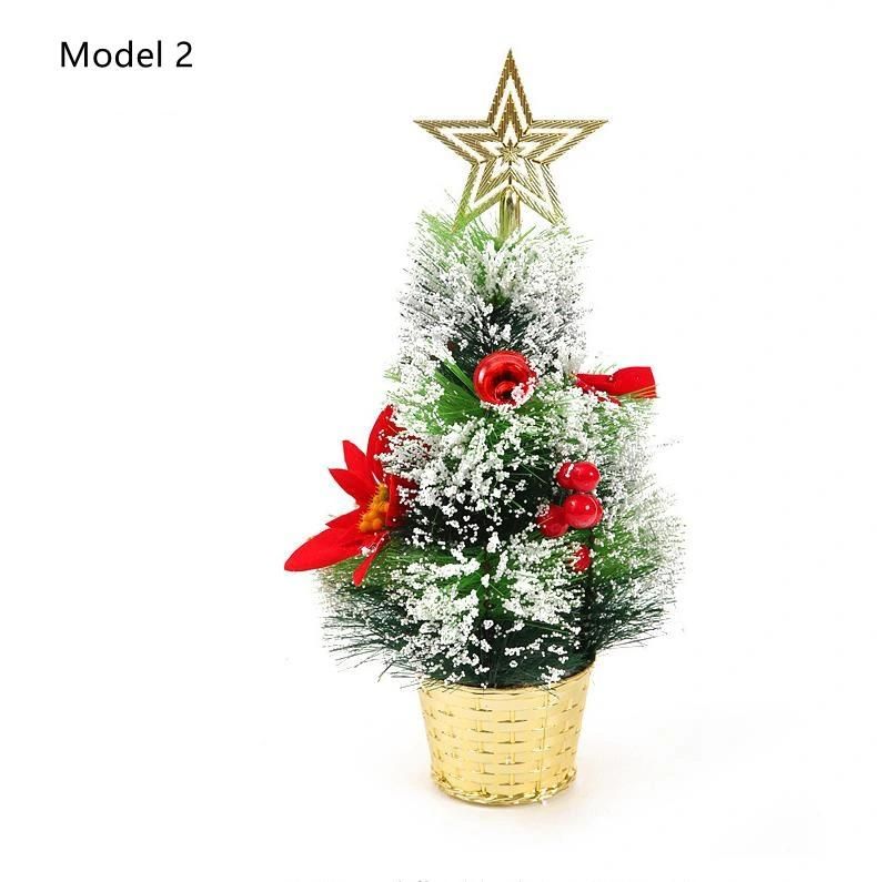 Mini Christmas Tree with LED Lights for Christmas Festival
