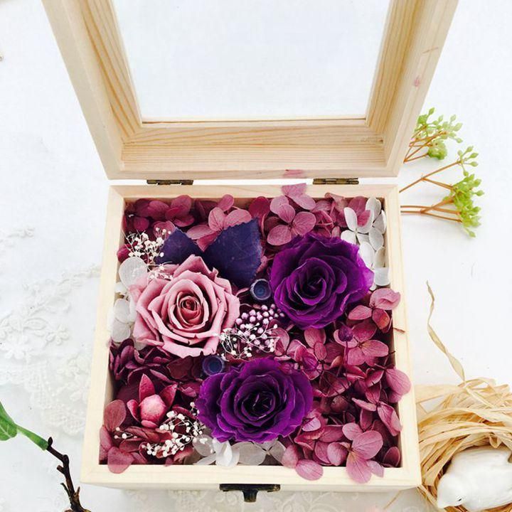 christmas Gift Kunming Forever Preserved Fresh Rose Flower in Box