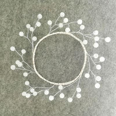 Artificial Geometric Flower Acrylic Wreath Frame