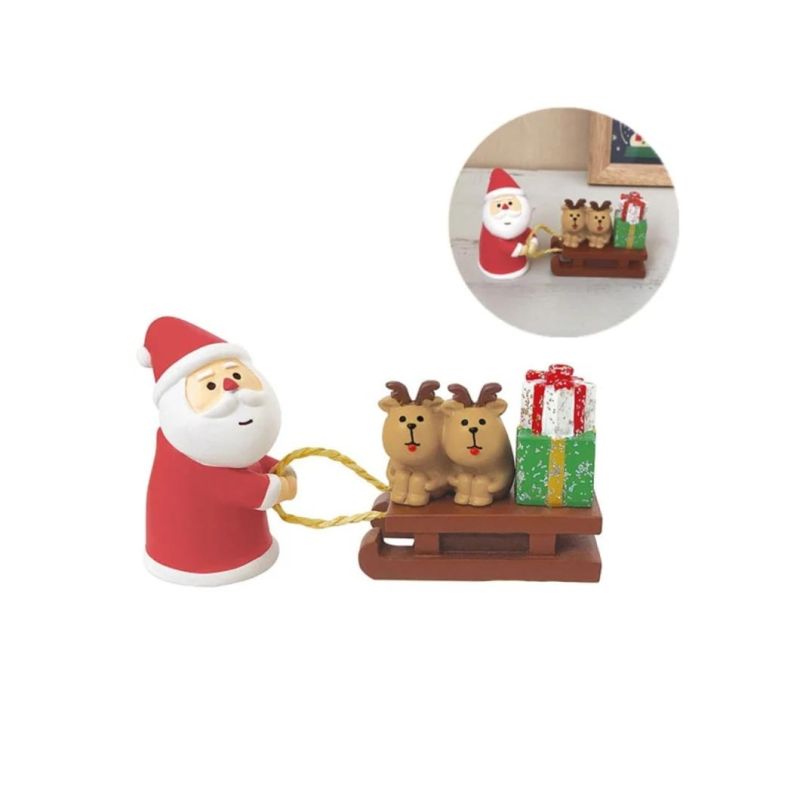 Christmas Decorations Santa Decorates Tree Reindeer Sleighs Cartoon Resin Crafts