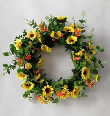 Christmas New Design Wreath for Holiday Wedding Party Decoration Supplies Hook Ornament Craft Gifts