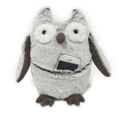 Customized Home Door Decor Owl Ornaments Figurine Plush Owl Door Stop