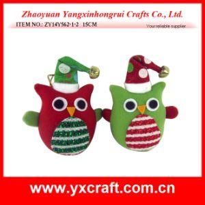 Christmas Decoration (ZY14Y562-1-2 15CM) Christmas Owl Wall Covering