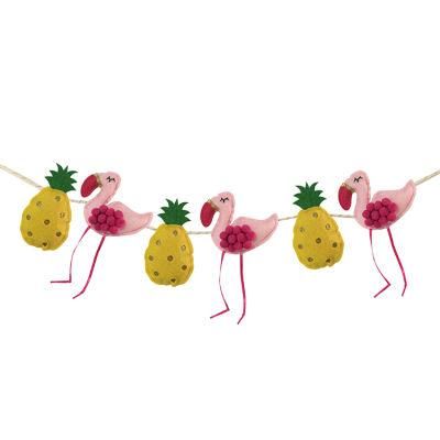 Hot Design Type Wall Bunting Hanging Garlands Flamingo Party Decoration and Party Supplies Christmas Summer Decoration Wall Home Decoration