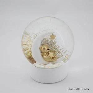 Precious Moments Resin Glass Starfish Sea Star Hippocampus Mini Deep Sea Shatterproof Snow Globe