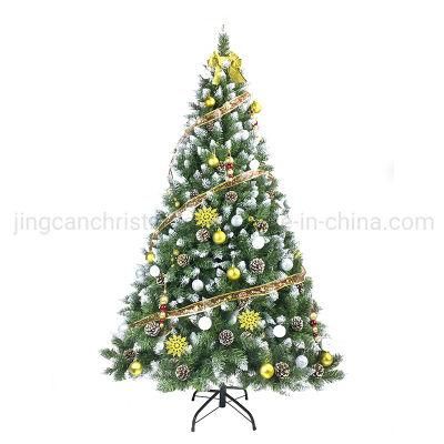 210cm Good Quality Pointed PVC Christmas Tree with Christmas Decoration