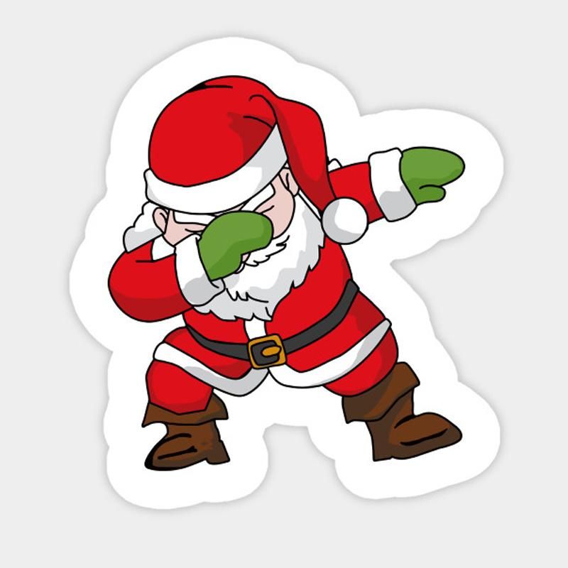 Kid Red Christmas Wall Sticker