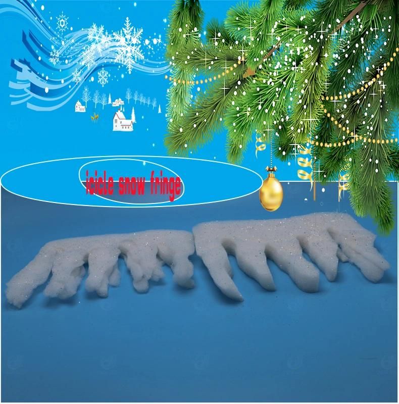2020 Glitter Icicle Fringe for Christmas Fake Ice Snow Decoration