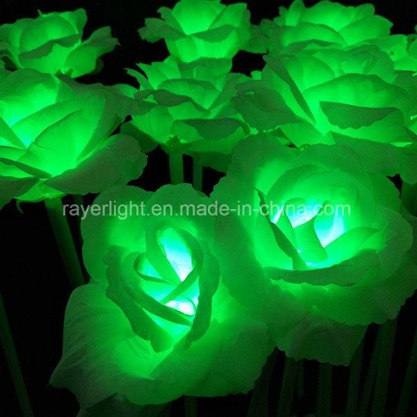 LED Garden Landscaping Changing Color Flower Lights LED Decorative Ornaments