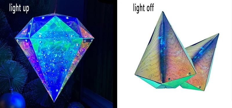 New Arrival 3V 3D Decorative Light Fairy LED Diamond Lighting for Events