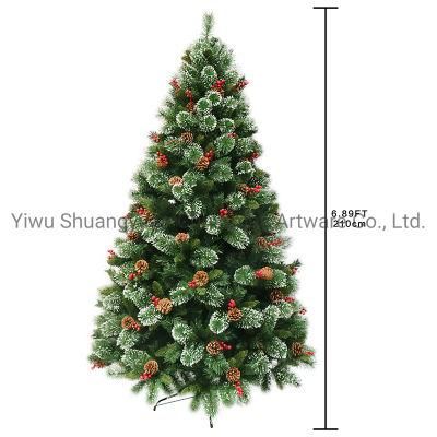 Quality Christmas Pet+PVC LED Tree for Holiday Wedding Party Halloween Decoration Supplies Ornament