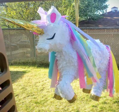 Animal Design Pinatas Kids Birthday Party Supplies Unicorn Pinata with Stick