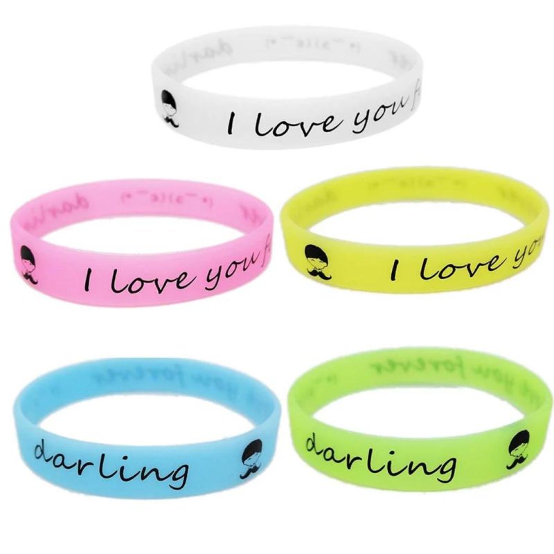 Silicone Bracelets Glow in The Dark Silicone Wristband