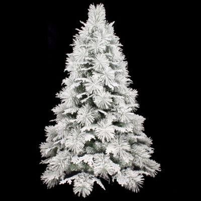 YH2126 Luxury Christmas Pine Needle &amp; PVC Tree Snow Flocked Artifical Christmas Tree