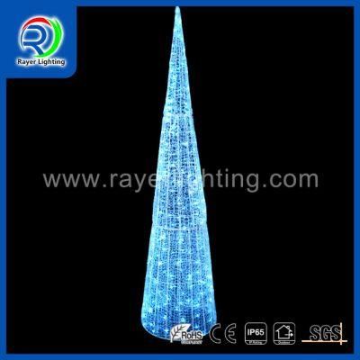 LED 3D Cone Motif Light Christmas Decoration