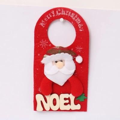 Cheap Price Cute Bear Figure Christmas Holiday Party Deco Door Hanger