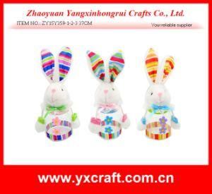 Easter Decoration (ZY15Y359-1-2-3) Easter Hare Jar Set Easter Rabbit Bottle Item Decoration Easter Promotion