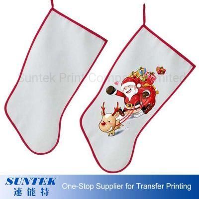 Sublimation Blank Christmas Gift Stockings Christmas Socks