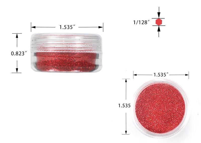 China Color Colorful Acrylic Art Nail Colors Glitter Powder
