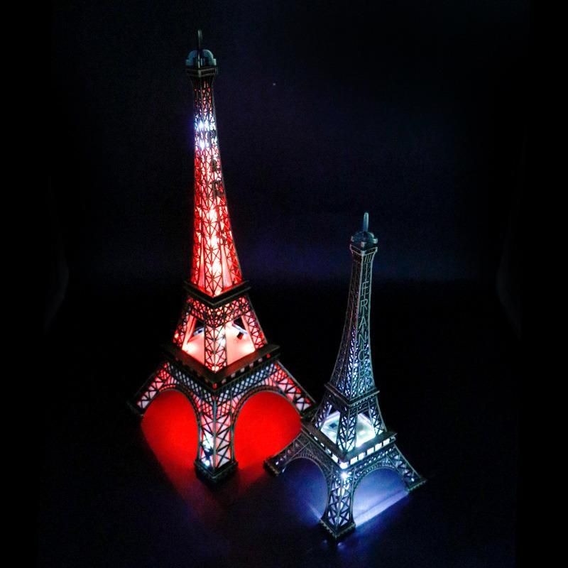 Factory Price LED Glowing Eiffel Tower Bulk Wholesale Craft Gift