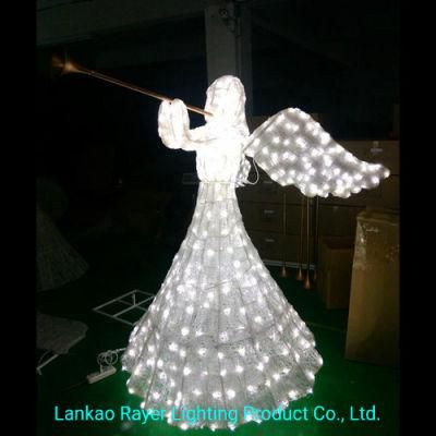 Holiday Outdoor LED Christmas Angel Motif Light Christmas Decorations