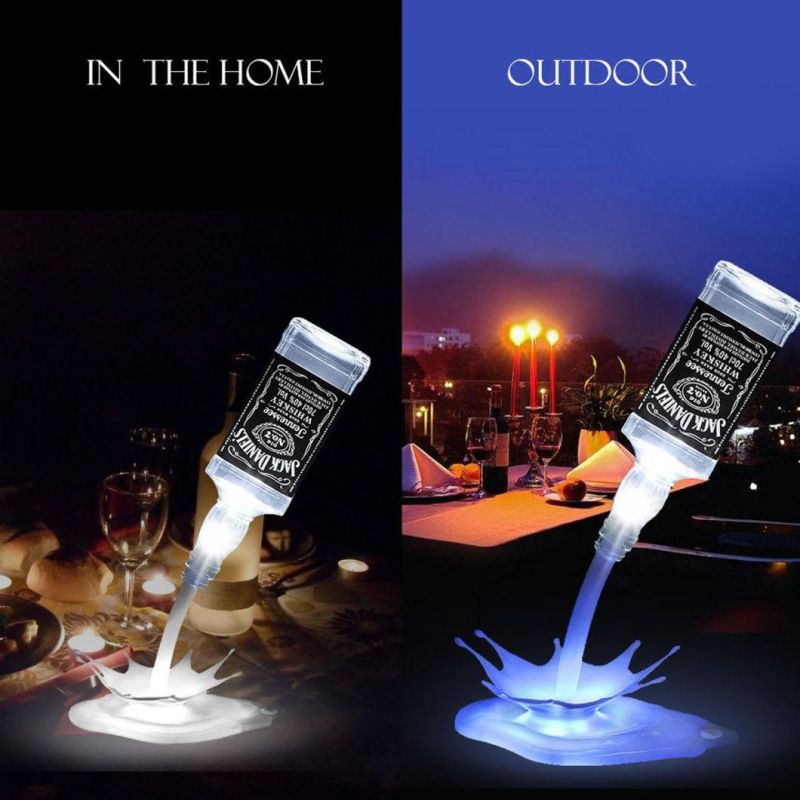 LED Night Light Wine Pouring Lamp 3D Bottle Decoration