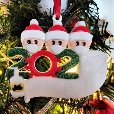 Christmas Ornament DIY Greetings 2020 Christmas Tree Decoration