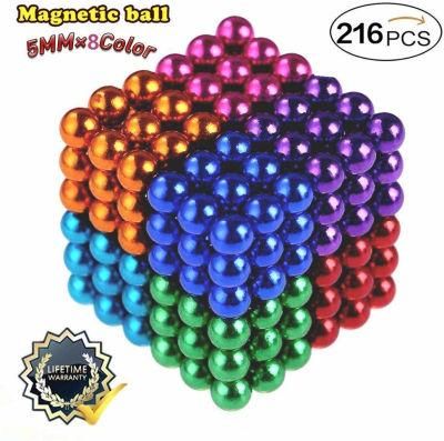 5mm N35 Colorful Bucky Magnet Neo Cube Sphere Magnetic Balls