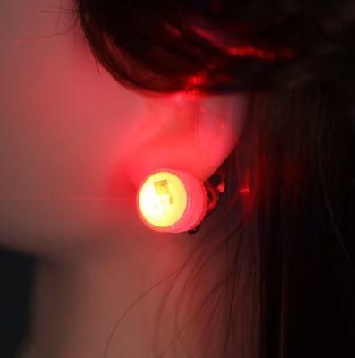 Party Supply LED Ear Clip with Light Clip-on Earrings Fashion Holiday Colorful LED Earrings