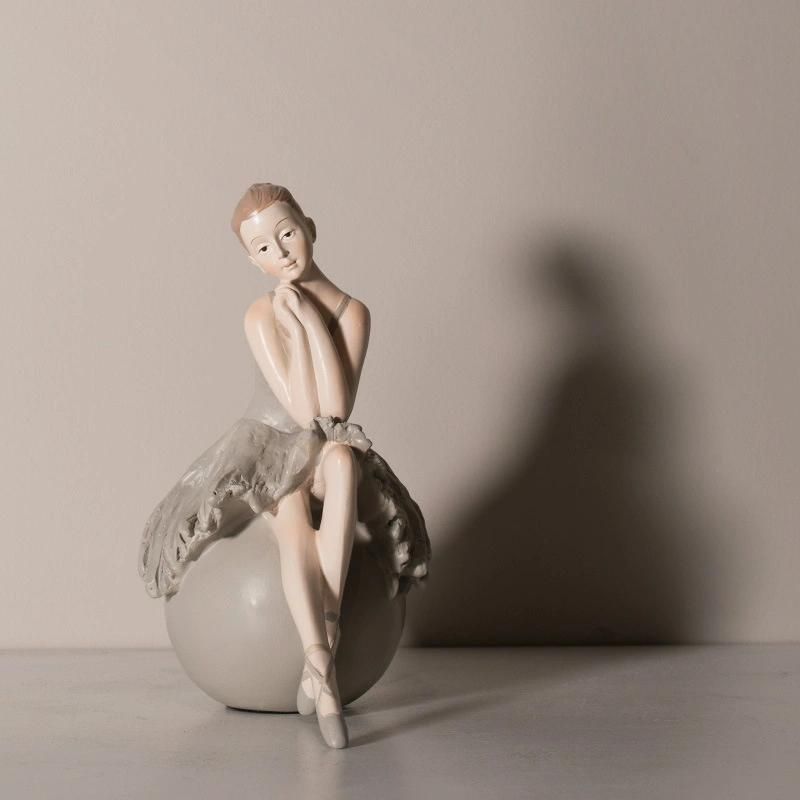 Hot Selling Nordic Cute Ballet Girl Ornaments Gift Desktop Decoration