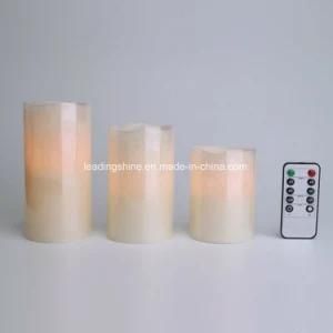 Flameless LED Wax Candle Battery Operate Wedding Home DIY Decor LED Flashing Gift