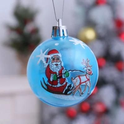 Christmas Hanging Ornaments Plastic Christmas Decoration Ball