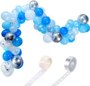 Blue White Balloon Garland Arch Kit for Wedding Birthday Baby Shower