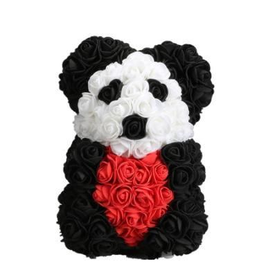 The Cutest Animal in The World Panda Valentines Day Gift Artificial Flower Rose Panda