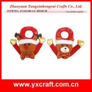 Christmas Decoration (ZY14Y106-3-4) Christmas Figure Door Decoration Hoop