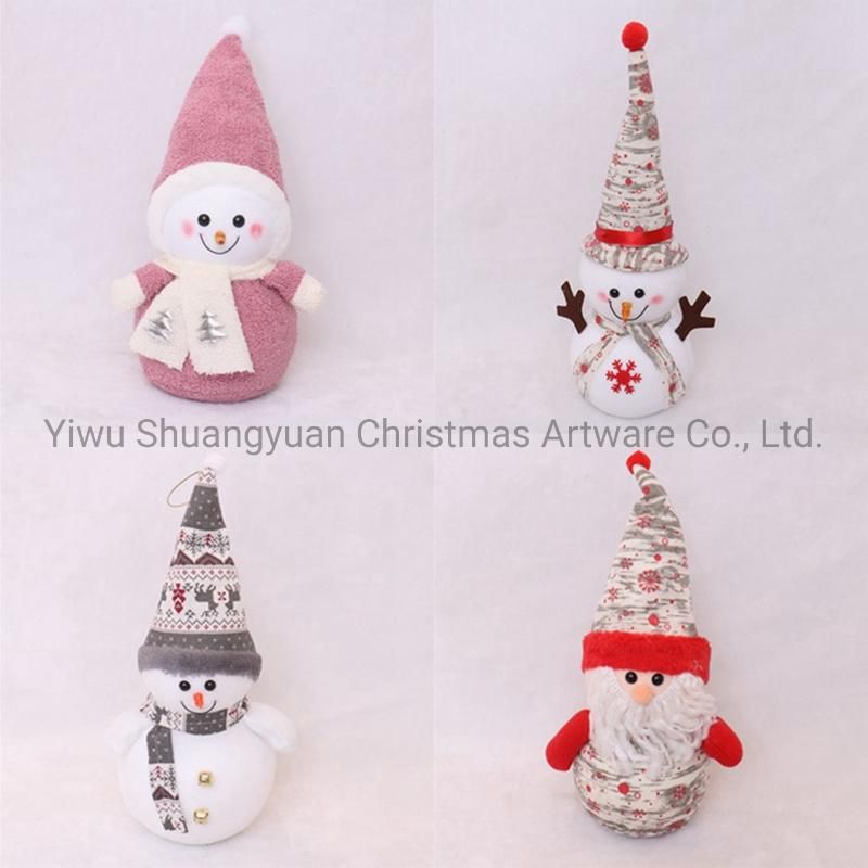 Christmas Foam Snowman Hanging Decor for Holiday Wedding Party Decoration Supplies Hook Ornament Craft Gifts
