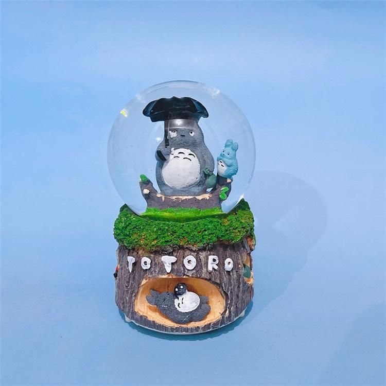 Christmas Chinchilla Crystal Ball Gift Music Box Home Decoration Ornament