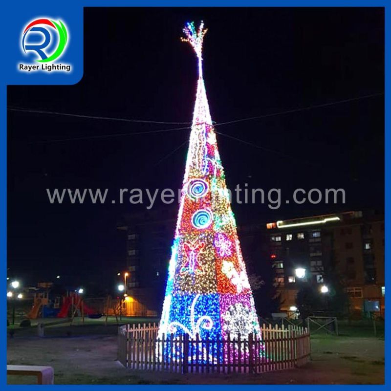 LED Lighting Show Customized Decoration Flashing Tree Garden Products