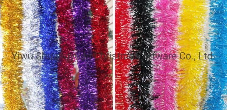 Pet Christmas Tinsel, Tinsel Flower Garland