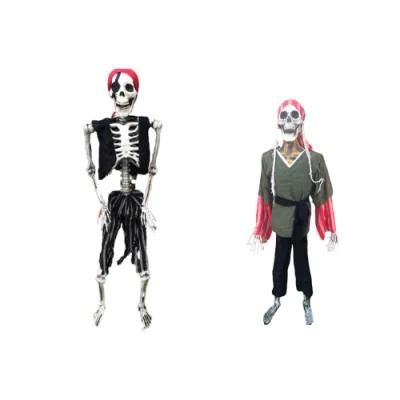 Human Bones Haunted House Creepy Cloth Tiny Halloween Skeleton