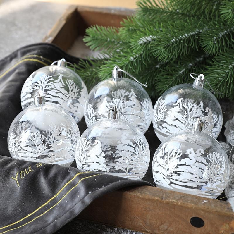 Christmas Ball Boxed Painted Ball Christmas Decoration Package Hanging Ball Shopping Mall Decoration Christmas Ball Wholesale