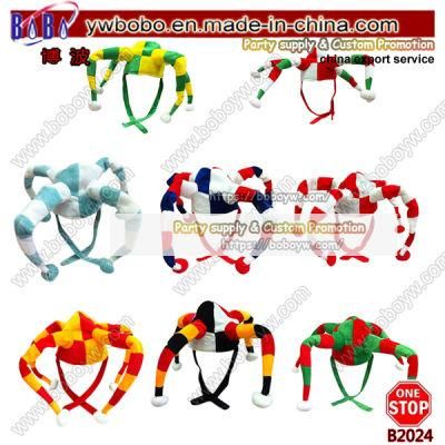 World Cup Gifts Carnival Clown Costume Promotional Hat Football Support Headwear (B2025)