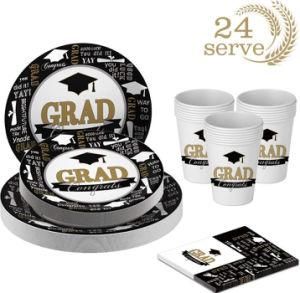 Amazon Graduation Season Paper Plate Tablecloth Party Tableware Set
