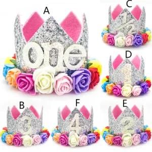 Birthday Party Hats Decor Cap Princess Crown Birthday Hat