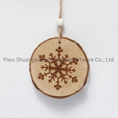 2021 New Design High Sales Christmas Hanging Wooden for Holiday Wedding Party Decoration Supplies Hook Ornament Craft Gifts