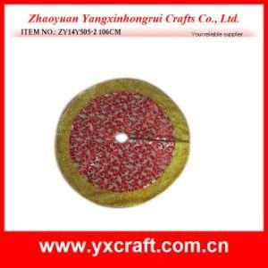 Christmas Decoration (ZY14Y505-2) Christmas Tree Skirt Decoration Product