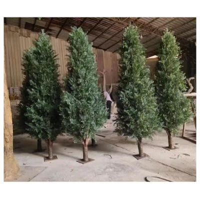 Wholesale 2FT 6FT 7FT Custom Size Artificial Cypress Tree Plant