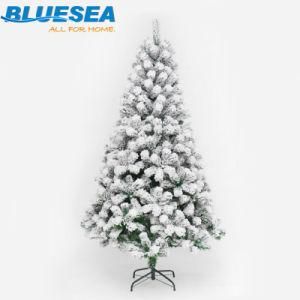 Encrypted High-End Snowflake Flocking Christmas Tree Hotel Christmas Decorations