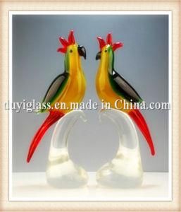 Animal Yell Bird Glass Craft for Decoration